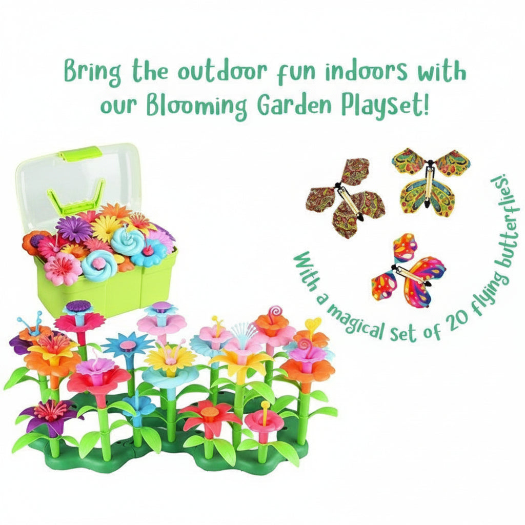 Flower Building Toy Creative Play Imaginative Fun - Image 7