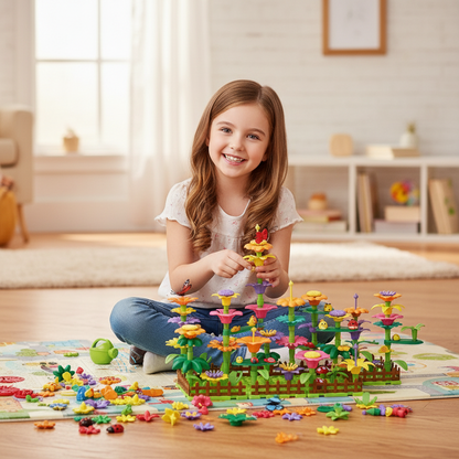 Blumen-Bauspielzeug Kreatives Spielen Fantasievolles Vergnügen