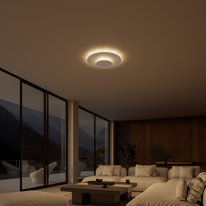 Flush Mount Ceiling Light LED Modern Round Slim Panel - Image 10