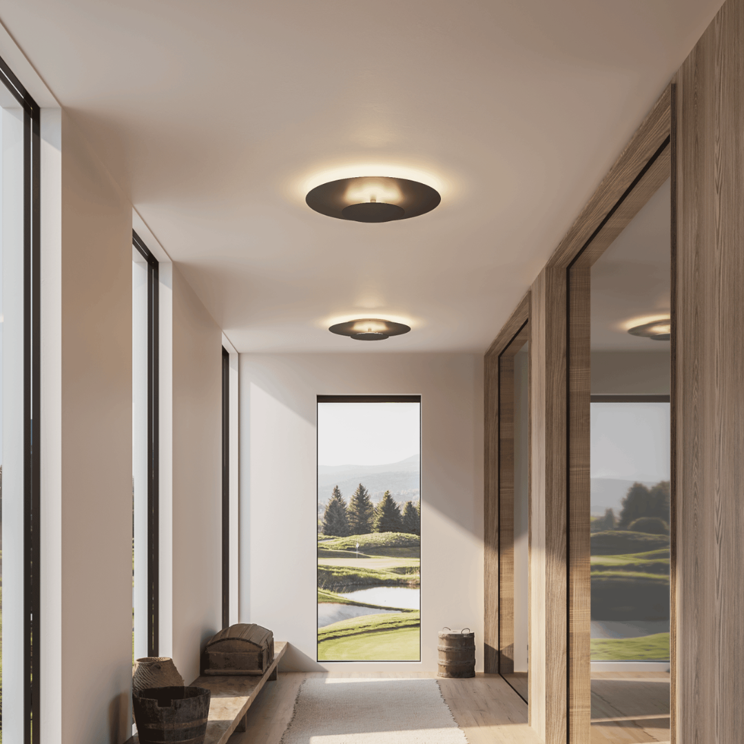 Flush Mount Ceiling Light LED Modern Round Slim Panel - Image 19