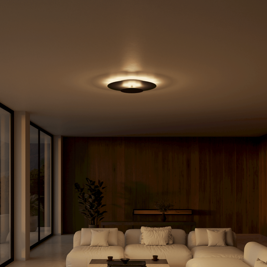Flush Mount Ceiling Light LED Modern Round Slim Panel - Image 20