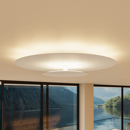 Flush Mount Ceiling Light LED Modern Round Slim Panel - Image 3