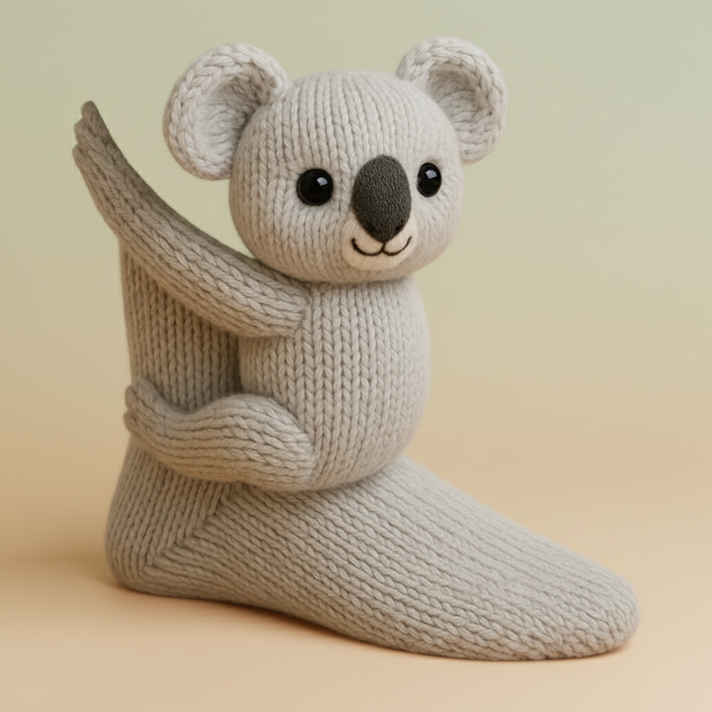 Fun Socks Cute Knitted Novelty Animal Design Character Socks - Image 4