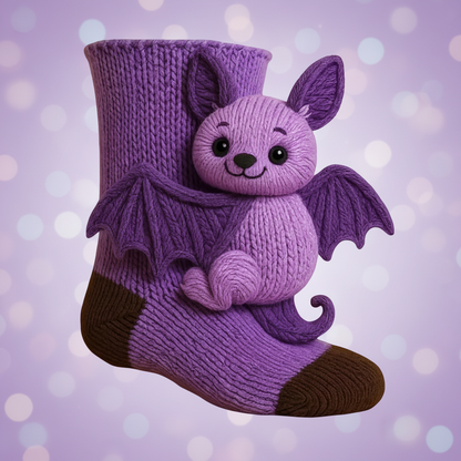 Fun Socks Cute Knitted Novelty Animal Design Character Socks - Image 6