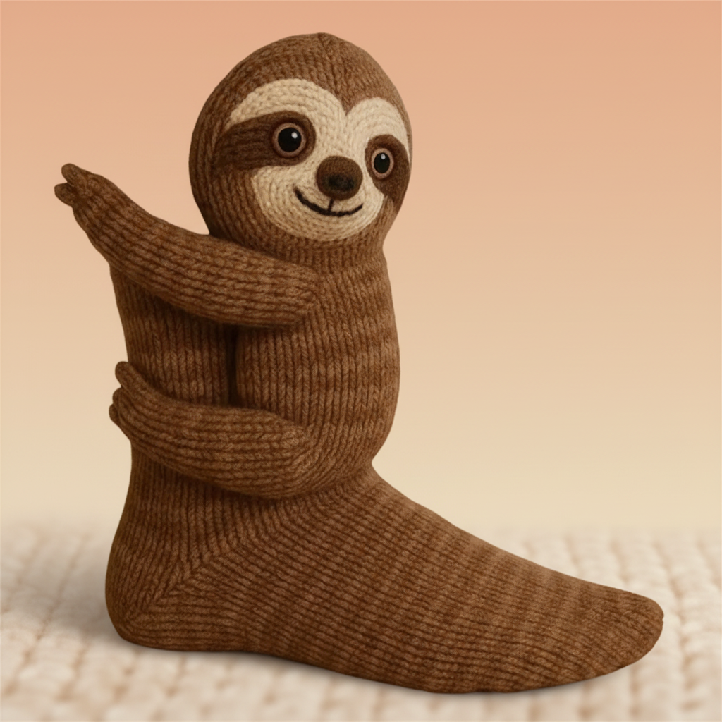 Fun Socks Cute Knitted Novelty Animal Design Character Socks - Image 8