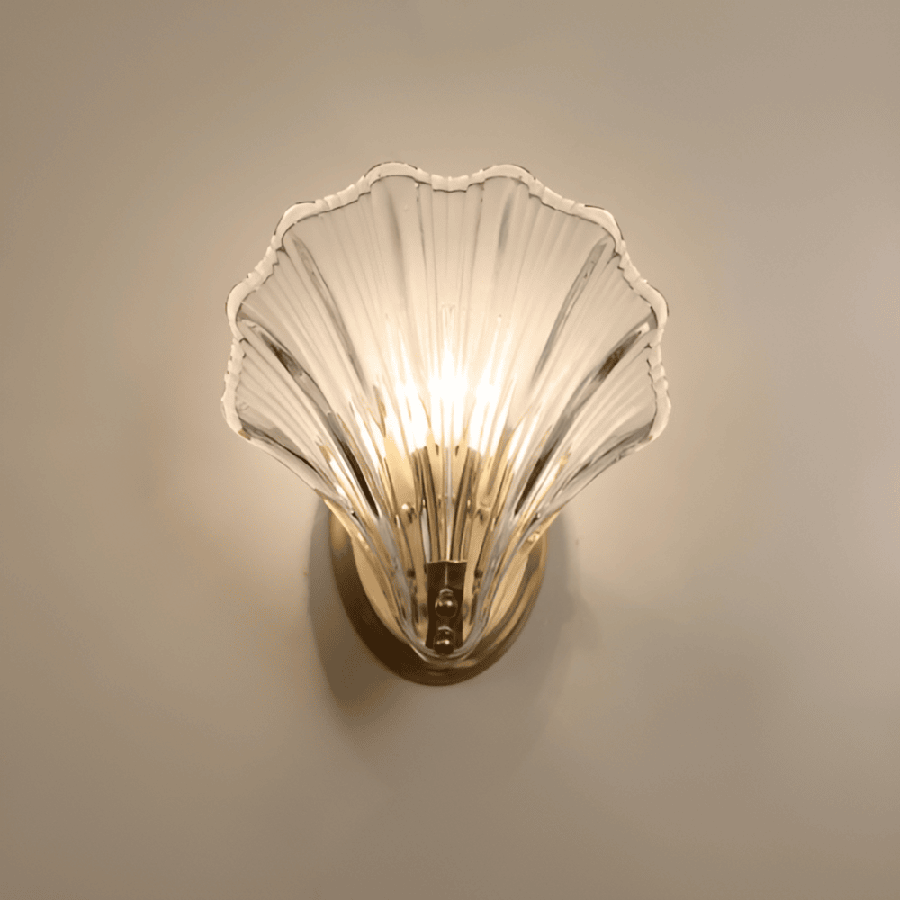 Glass Shade Wall Lamp Easy Installation Minimalist Design - Image 1