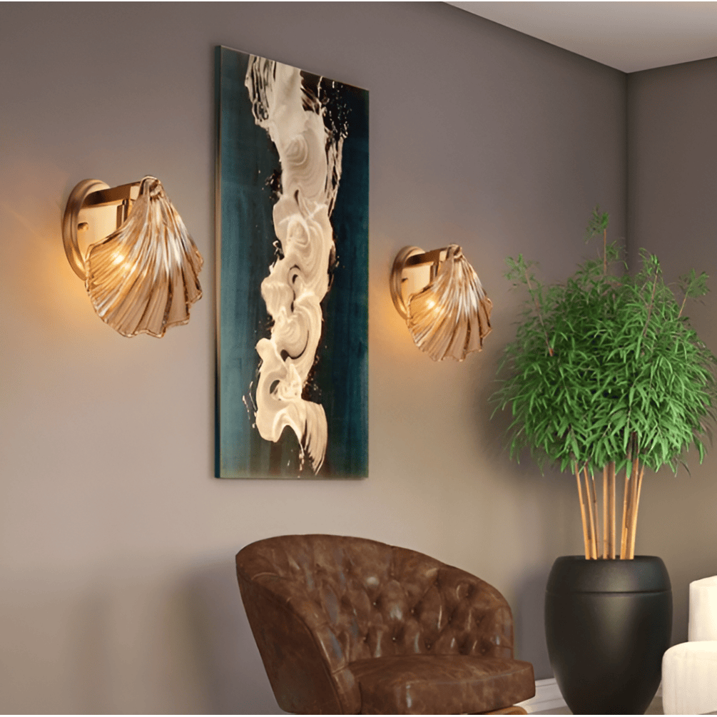 Glass Shade Wall Lamp Easy Installation Minimalist Design - Image 4