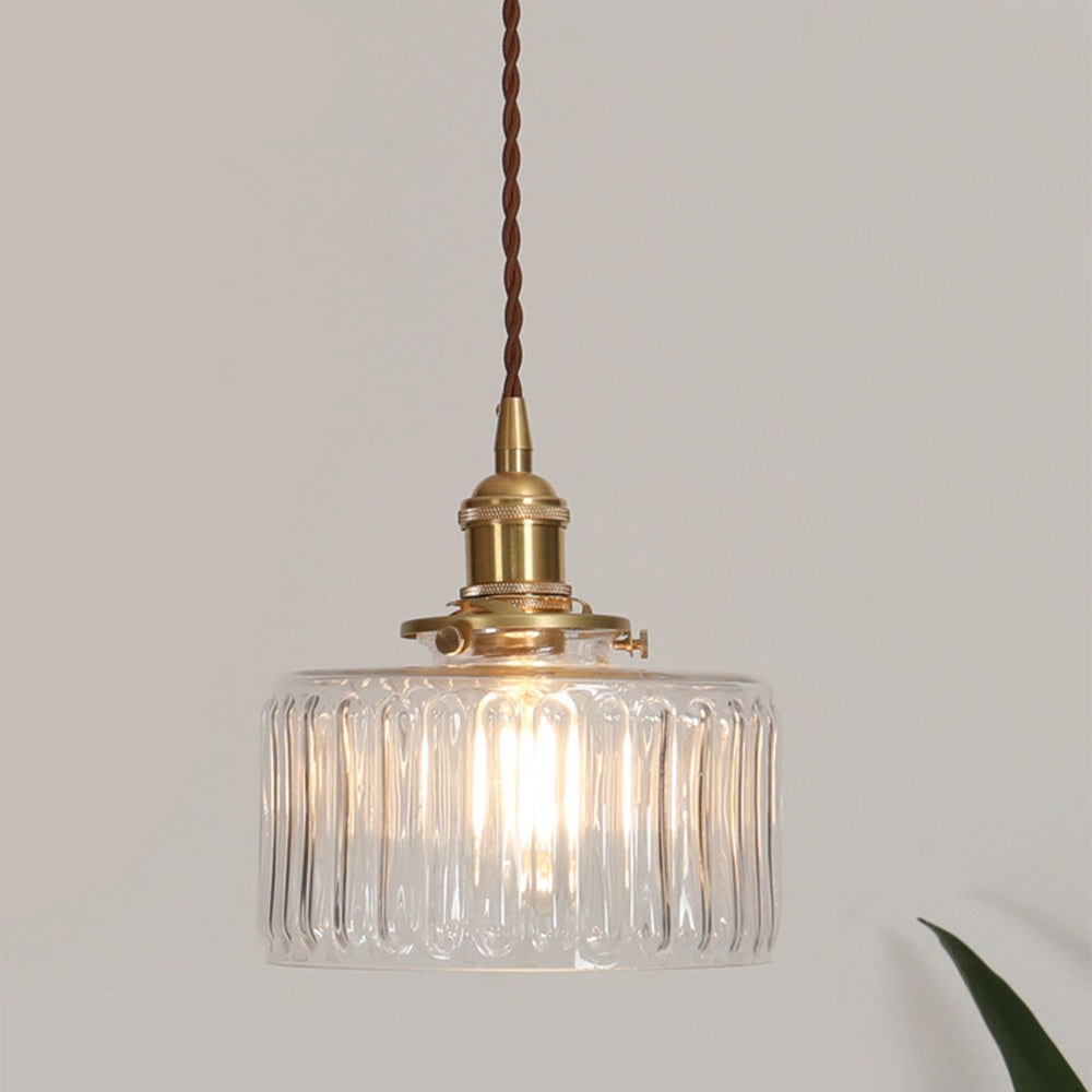 Green Glass Pendant Light Adjustable Hanging - Image 26