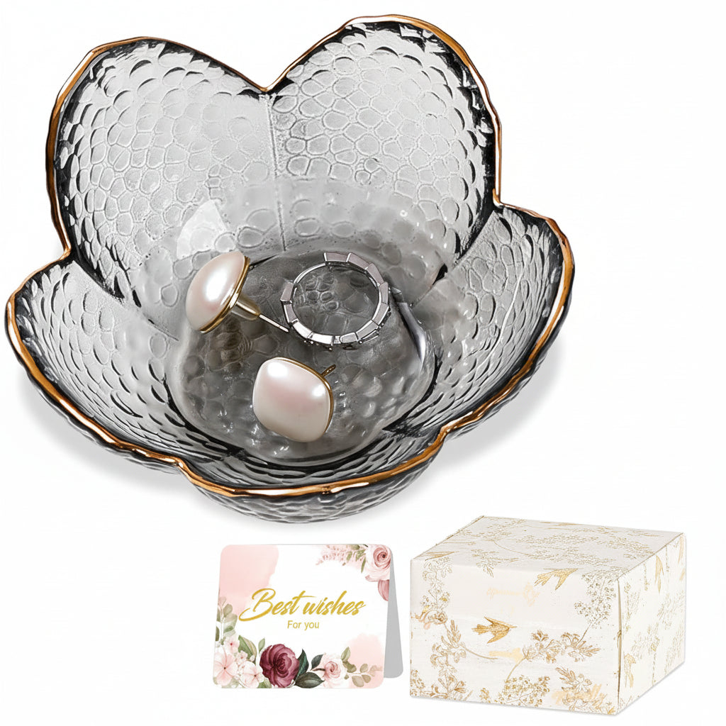 Mors Dag Blomster Smykkefad Keramisk Ringholder Bakke Gave