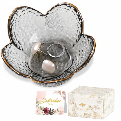 Mors Dag Blomster Smykkefad Keramisk Ringholder Bakke Gave