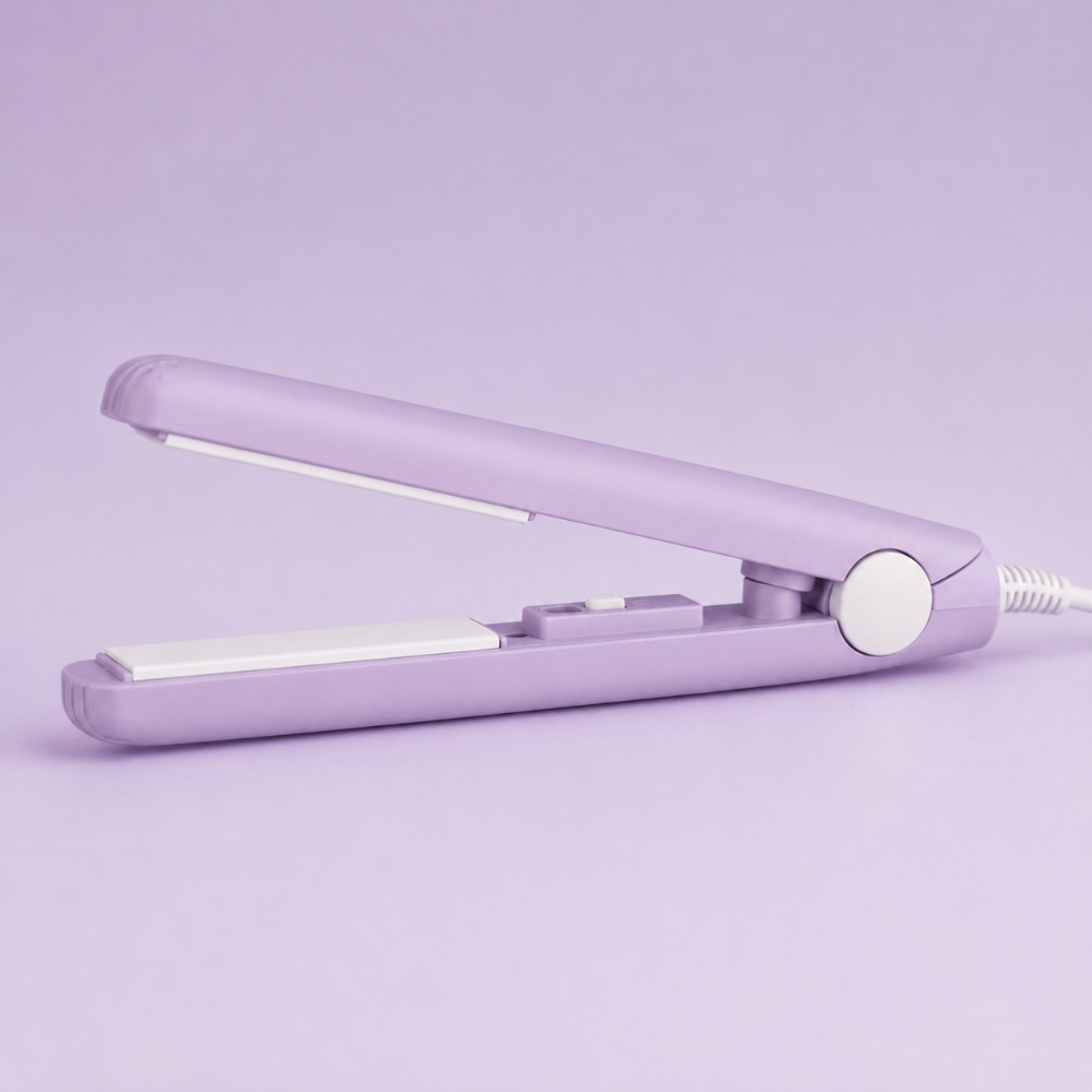 Hårtang med slukknap, bærbar opvarmning, mini design