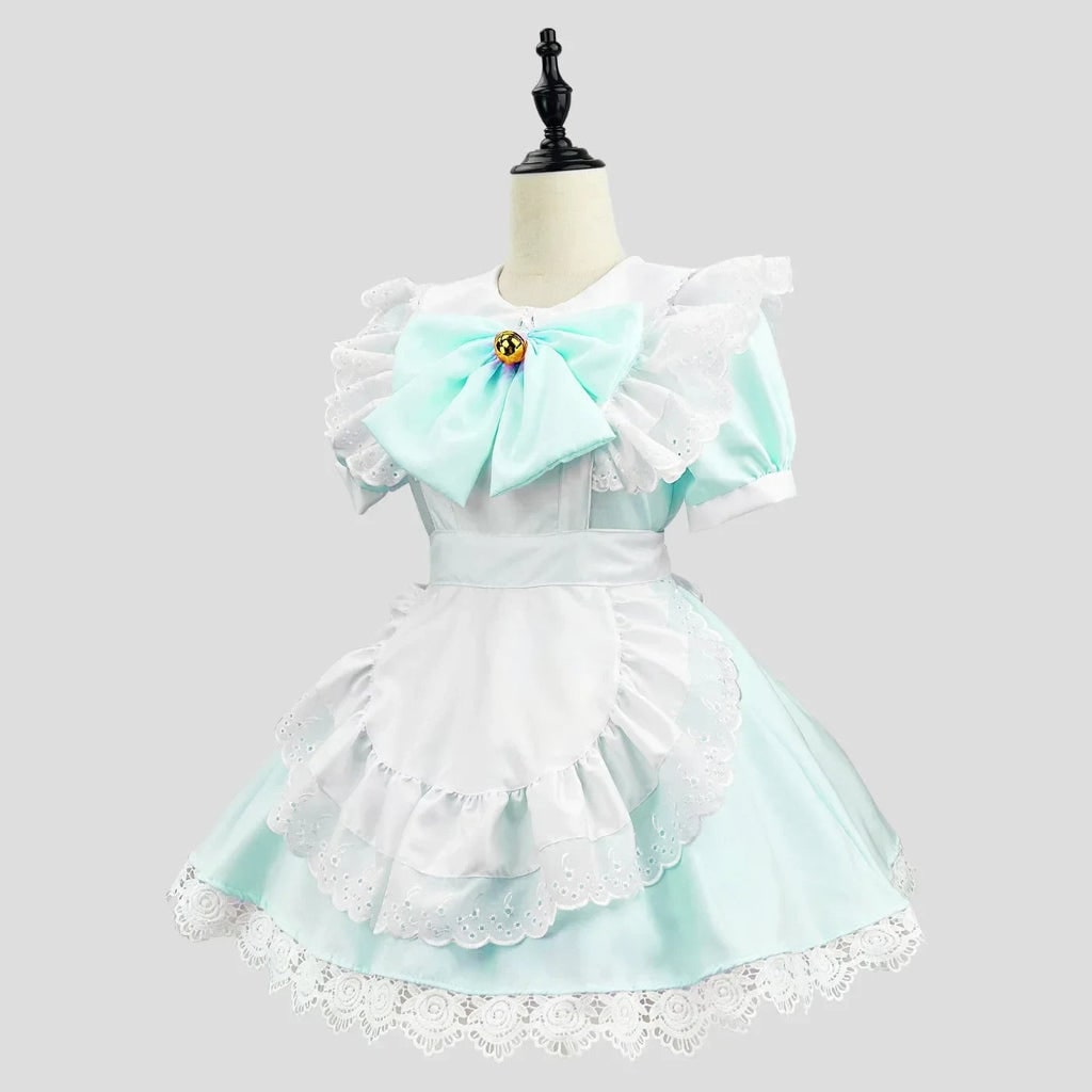 Halloween Costumes Adult Gothic Maid Dress Set - Image 6