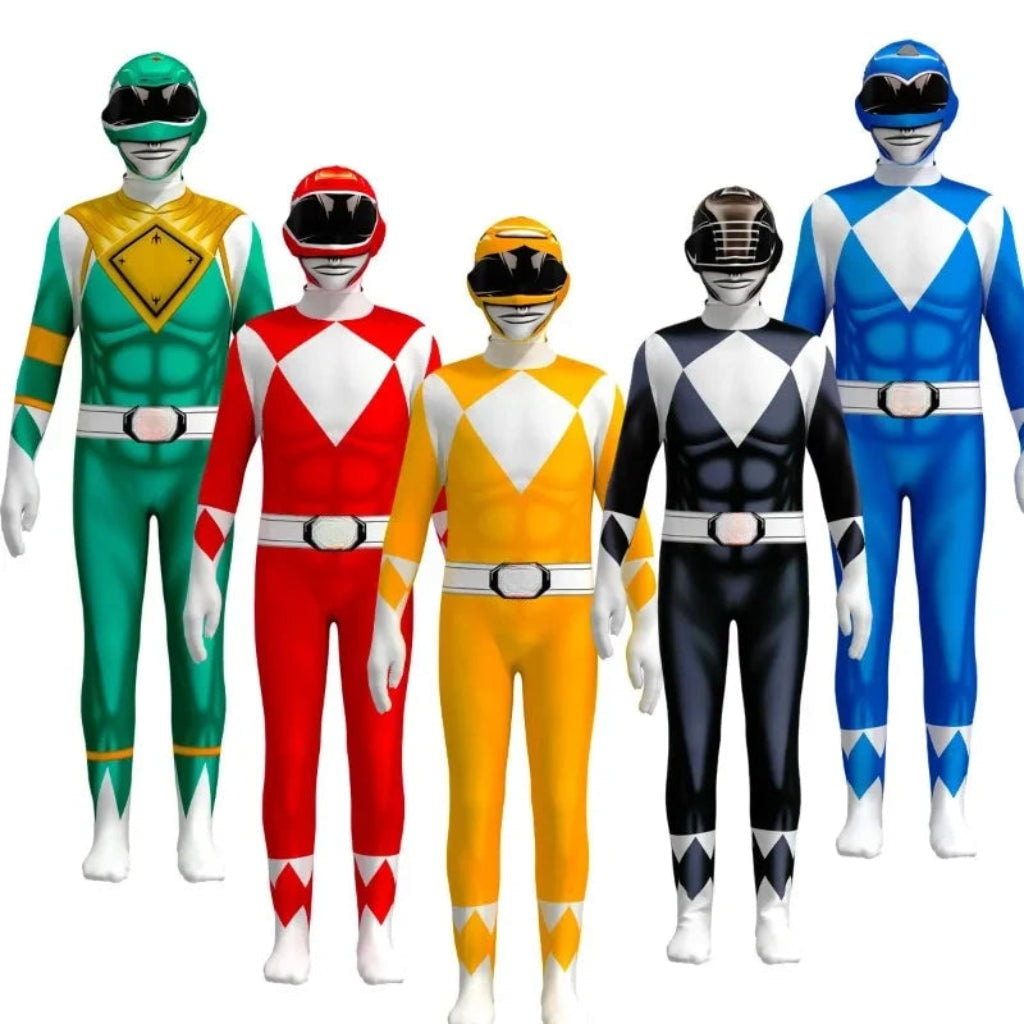 Costume de Halloween pentru copii, set costum de supererou cu combinezon