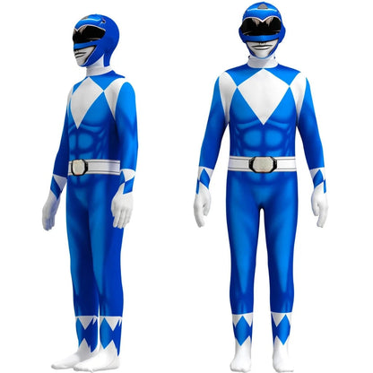 Costume de Halloween pentru copii, set costum de supererou cu combinezon