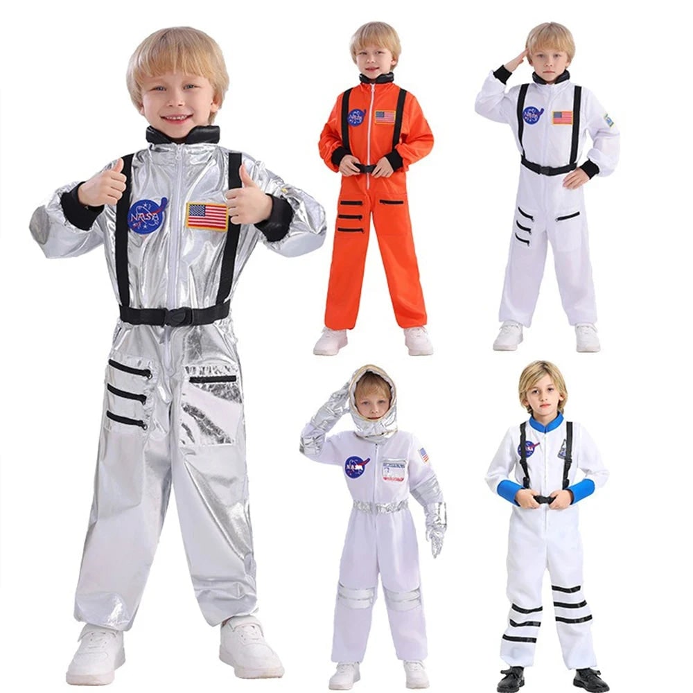 Halloween Costumes Kids Astronaut Jumpsuit Outfit - Image 5