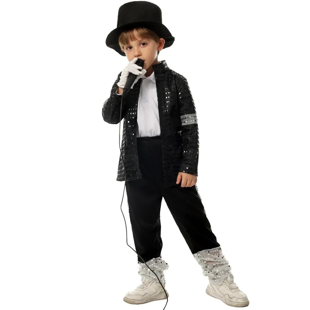 Halloween Costumes Kids Pop Star Dance Outfit - Image 2