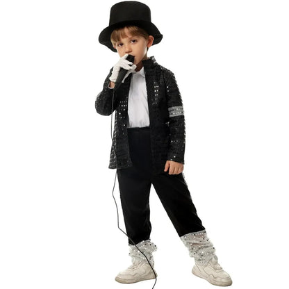 Halloween Costumes Kids Pop Star Dance Outfit - Image 2