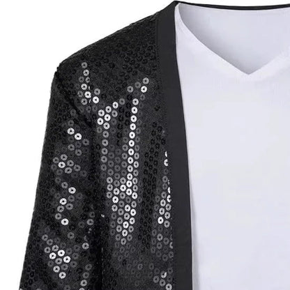Halloween Costumes Sequin Jacket Set Performance Outfit - Image 3
