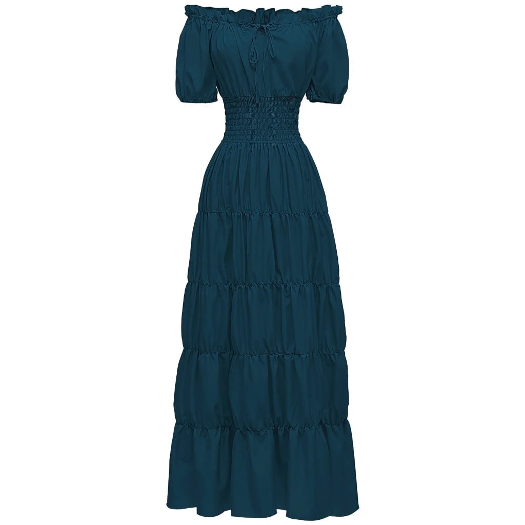 Halloween Costumes Womens Boho Maxi Dress Outfit - Image 9
