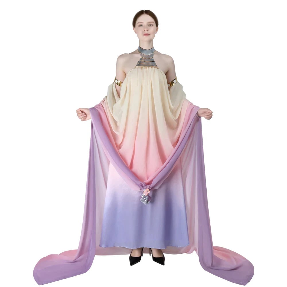 Halloween Costumes Womens Galaxy Princess Dress Outfit - Image 4