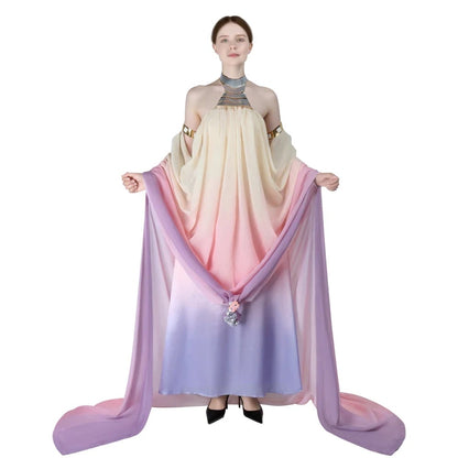 Halloween Costumes Womens Galaxy Princess Dress Outfit - Image 4