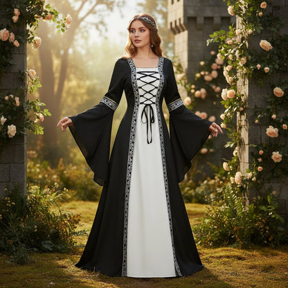 Halloween Costumes Womens Medieval Dress Renaissance Outfit - Image 1