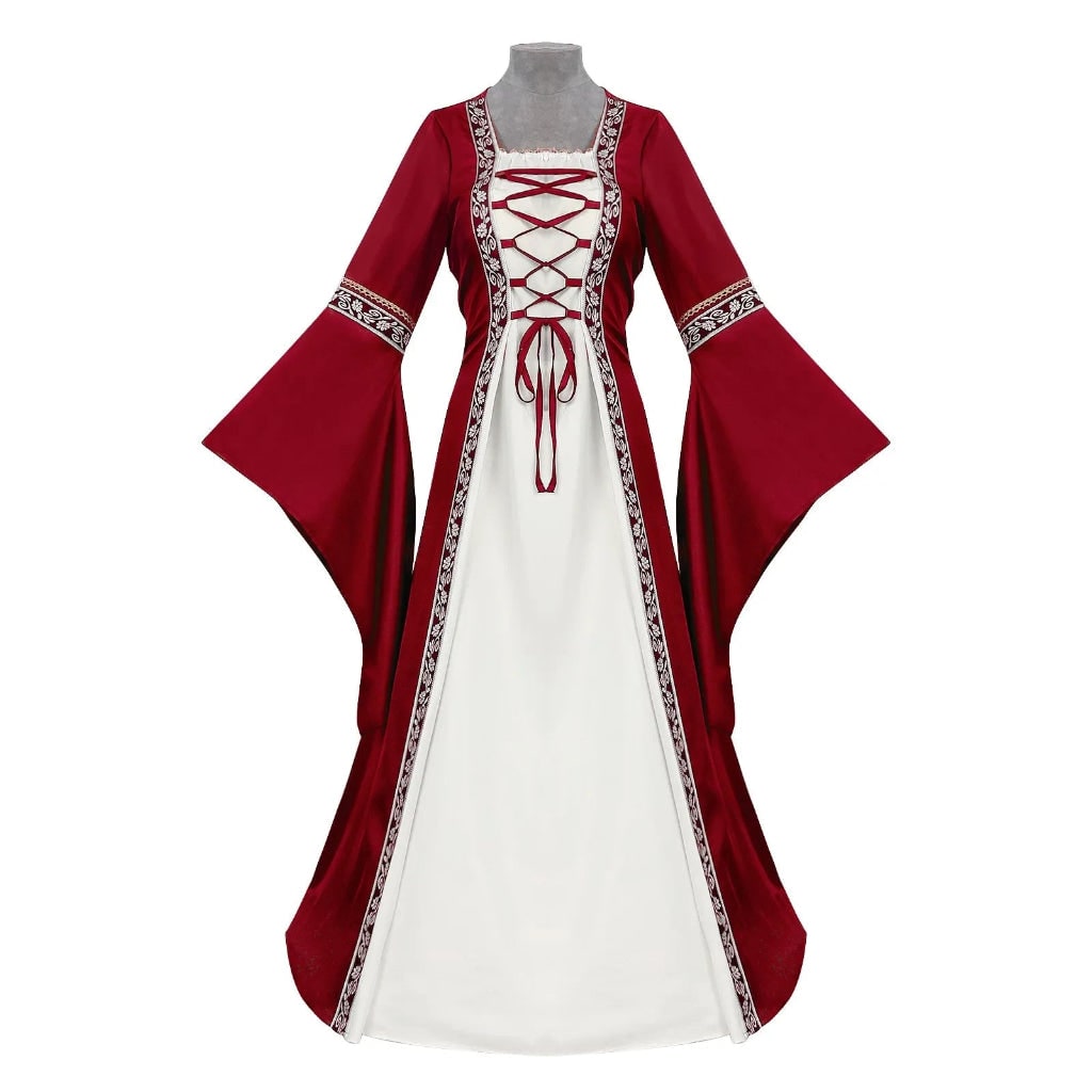 Halloween Costumes Womens Medieval Dress Renaissance Outfit - Image 2