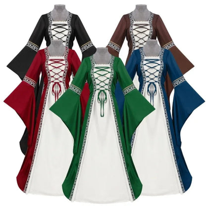 Halloween Costumes Womens Medieval Dress Renaissance Outfit - Image 5