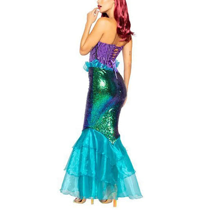 Halloween Costumes Womens Mermaid Dress Costume - Image 3