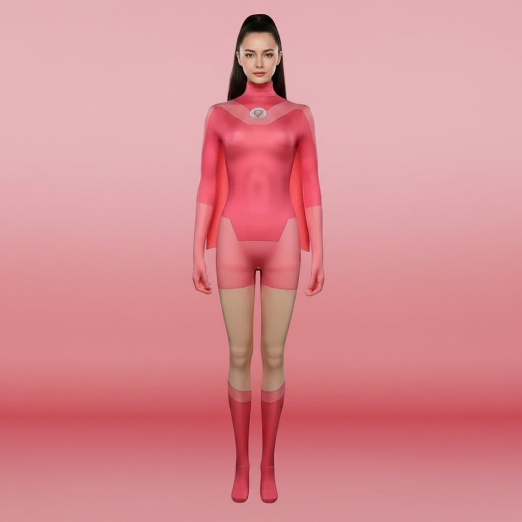 Halloween Costumes Womens Superhero Jumpsuit Outfit - Image 1