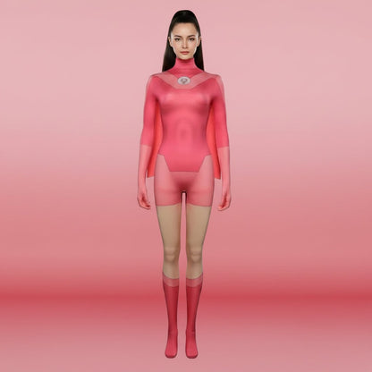 Halloween Costumes Womens Superhero Jumpsuit Outfit - Image 1
