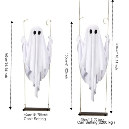 Halloween Decoration Ghost Flying Remote Controlled Swing - Image 6