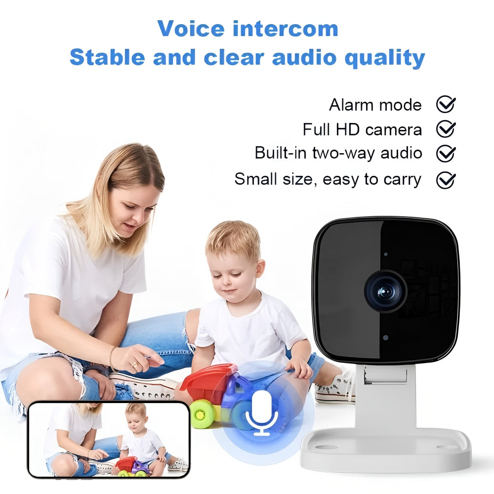 Telecamera di Sicurezza Baby Monitor Dispositivo WiFi per Interni