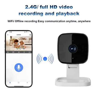 Telecamera di Sicurezza Baby Monitor Dispositivo WiFi per Interni