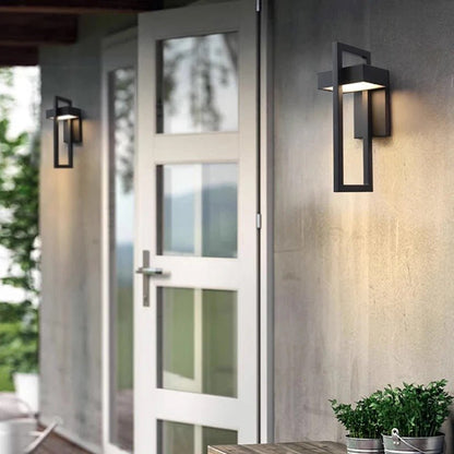 Lampada da parete moderna per esterni | Lampada da parete LED in alluminio scandinavo