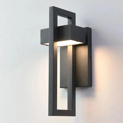 Lampada da parete moderna per esterni | Lampada da parete LED in alluminio scandinavo