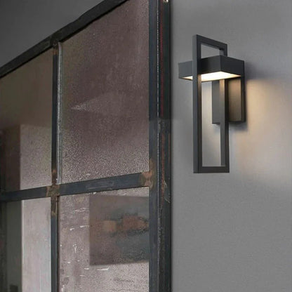 Lampada da parete moderna per esterni | Lampada da parete LED in alluminio scandinavo
