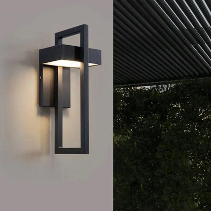 Lampada da parete moderna per esterni | Lampada da parete LED in alluminio scandinavo