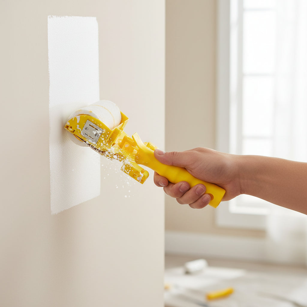 Rodillo Pintura Bordes Guía Precisa Paredes Molduras DIY