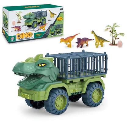 Dinosaurier-Spielzeug-LKW-Spielset Käfig Fahrzeug Figuren-Set