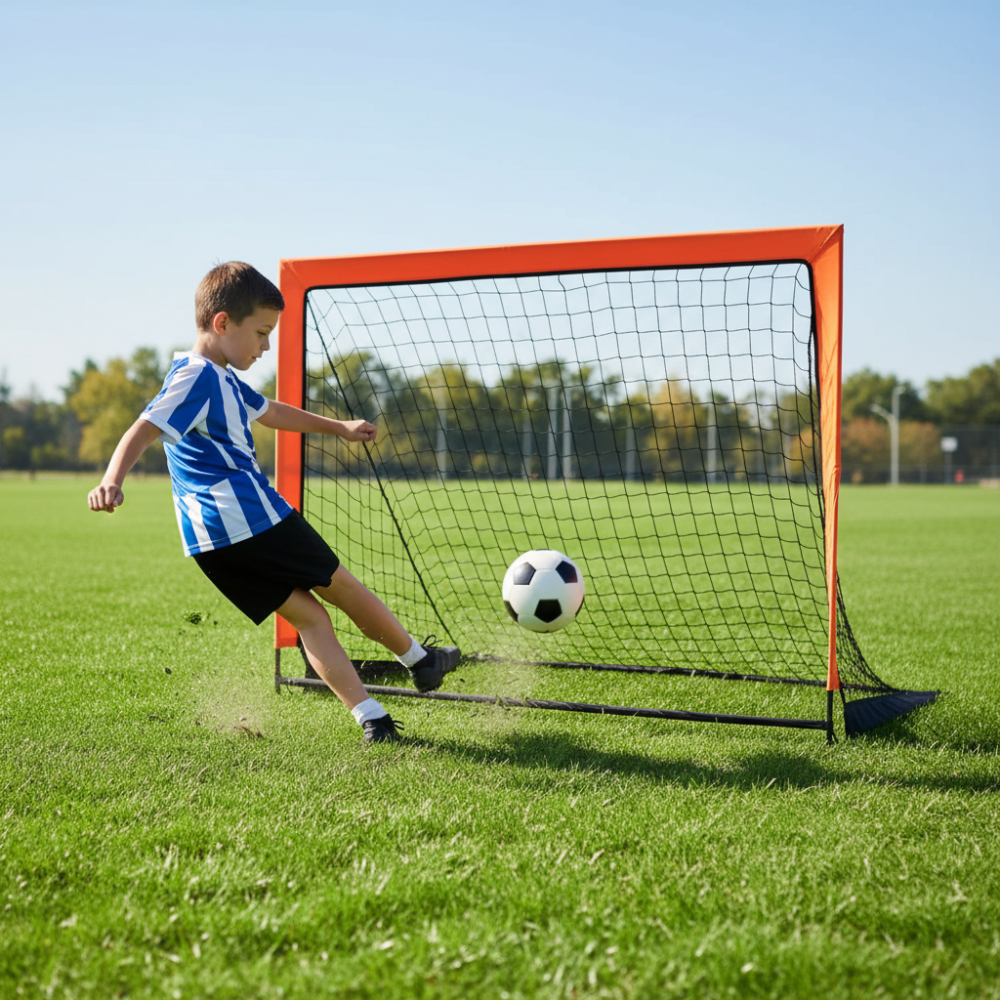 Plasă de fotbal portabilă, instalare ușoară, antrenament în curte