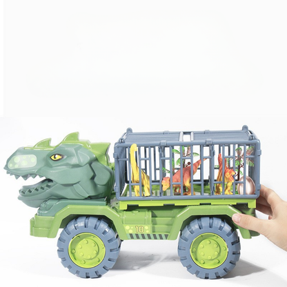 Dinosaurier-Spielzeug-LKW-Spielset Käfig Fahrzeug Figuren-Set