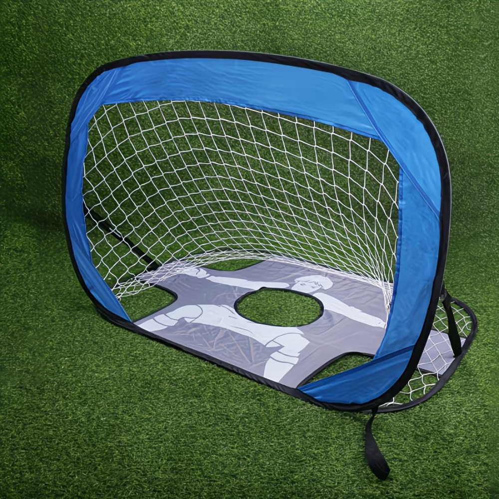 Plasă țintă portabilă pentru antrenament fotbal, pliabilă pentru exerciții practice