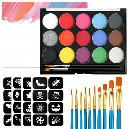Body Paint Kit Kids Safe Non Toxic Colors Parties Festivals