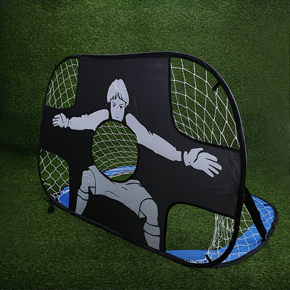 Plasă țintă portabilă pentru antrenament fotbal, pliabilă pentru exerciții practice