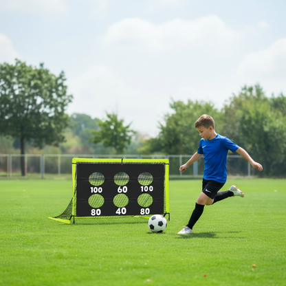 Țintă portabilă pentru antrenament fotbal, poartă pentru exerciții de precizie la șuturi
