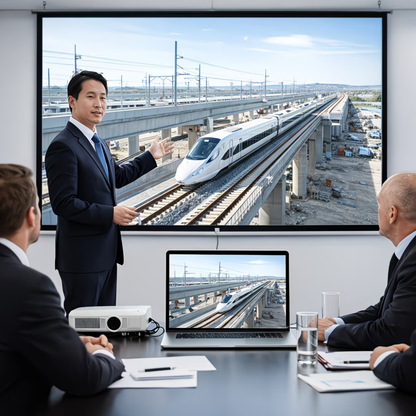 Portable 100 Inch Projector Screen Outdoor Movies Presentations