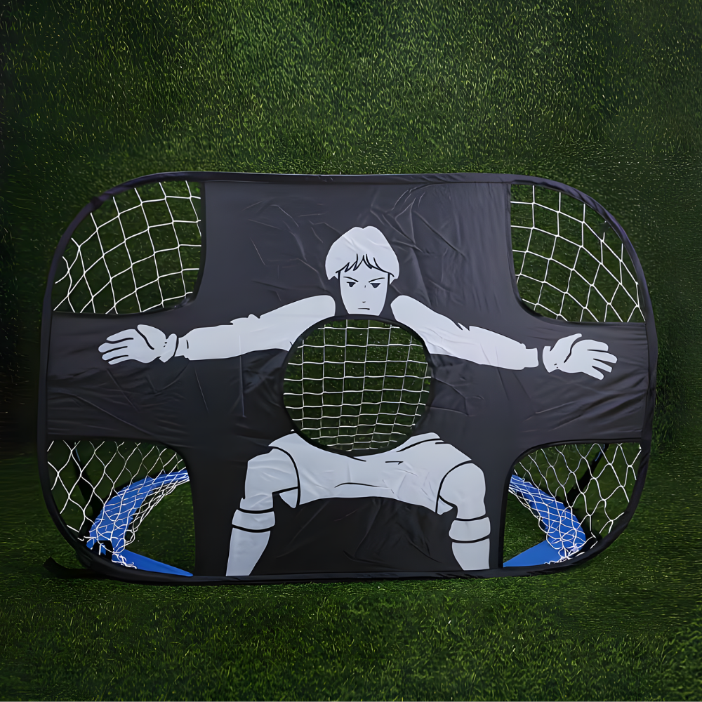 Plasă țintă portabilă pentru antrenament fotbal, pliabilă pentru exerciții practice
