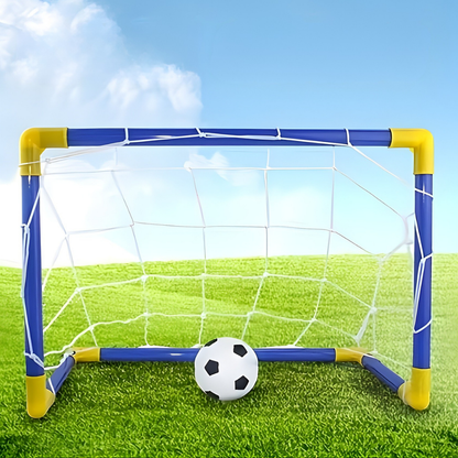 Set poartă de fotbal portabil pentru copii, pentru joacă în interior și exterior