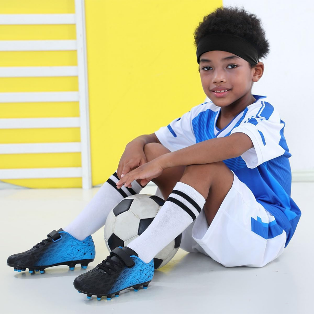 Scarpe da calcio per bambini resistenti con controllo e grip